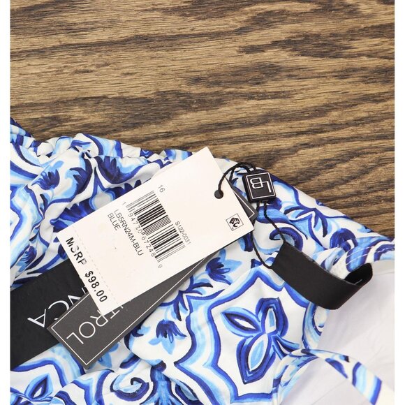 La Blanca Womens Alboran Sea One Piece Swimsuit LB5RN24M Navy Blue 16 - Picture 3 of 8